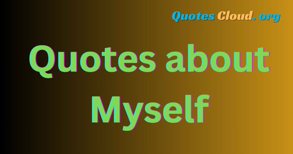 myself quotes